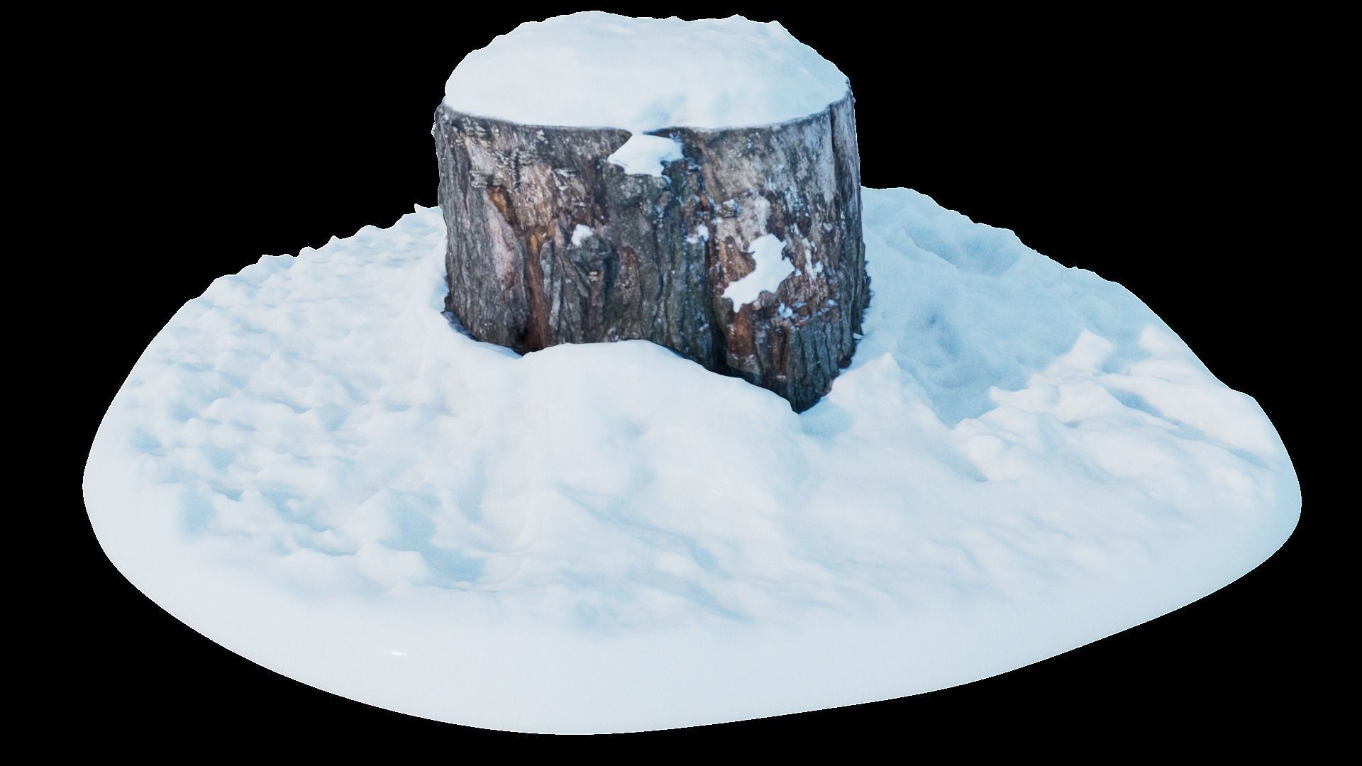 Easy Snow Environment Kitbash Pack 3D model_14