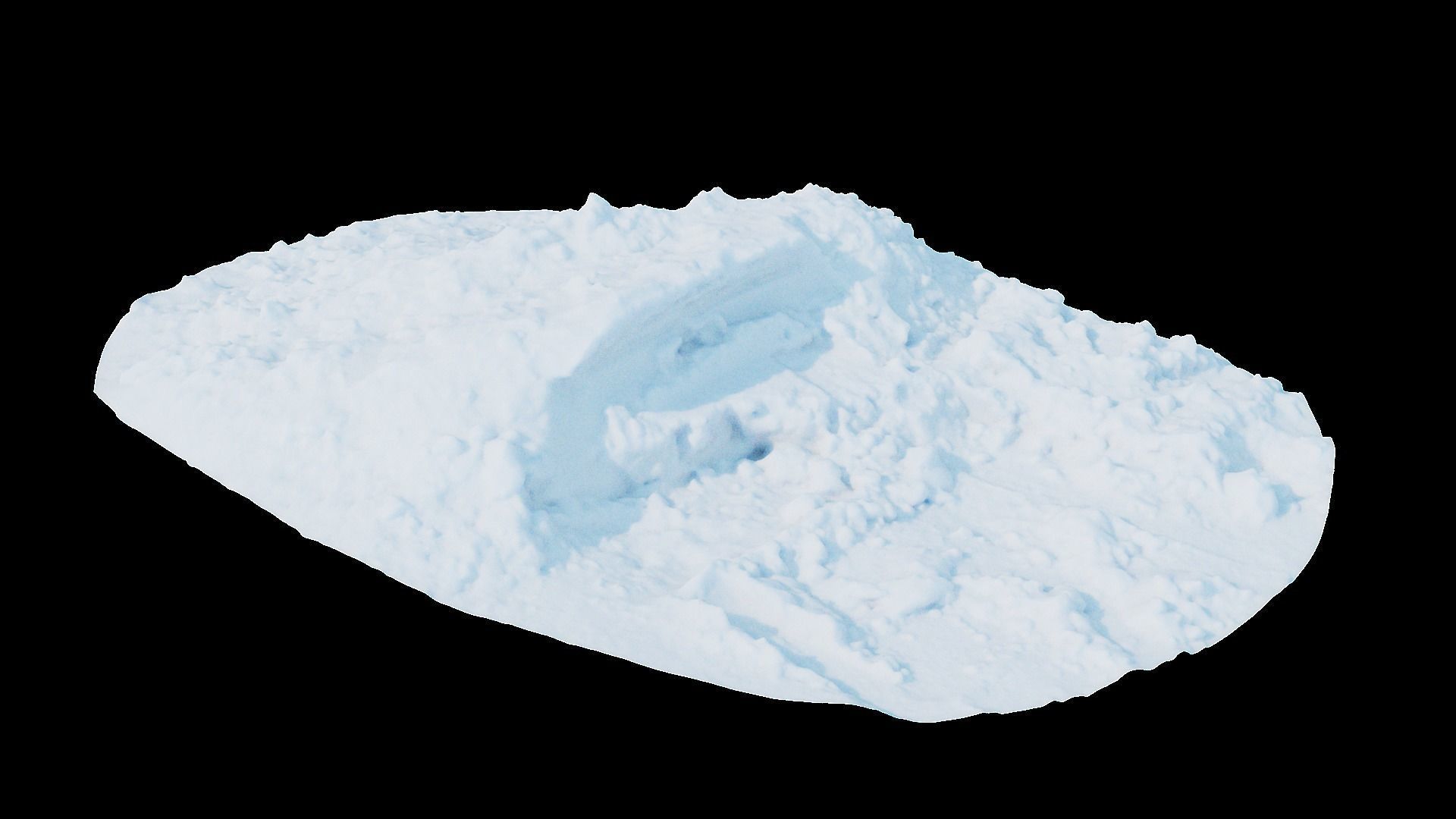 Easy Snow Environment Kitbash Pack 3D model_21