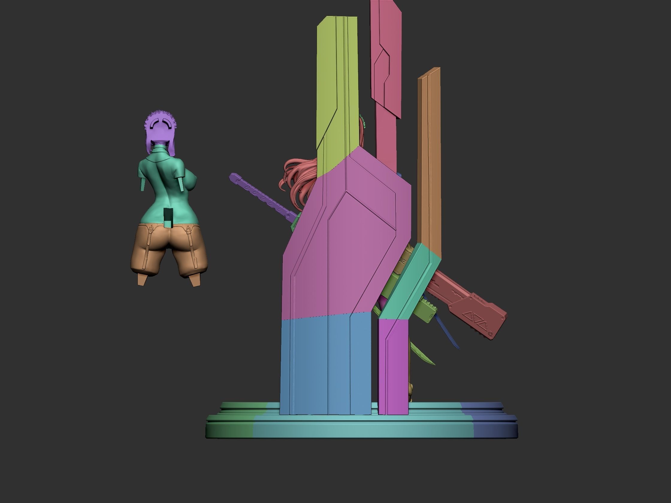 Blade figurine 3d print NFSW 3D print model_8