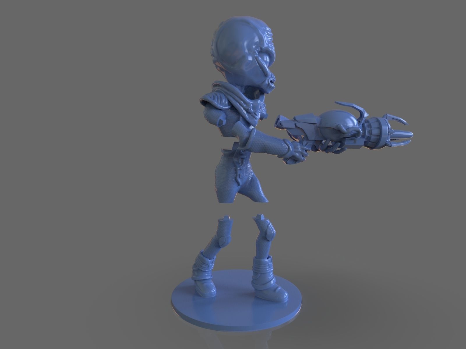Alien Crypto 137 Sculpture 3D print model_10