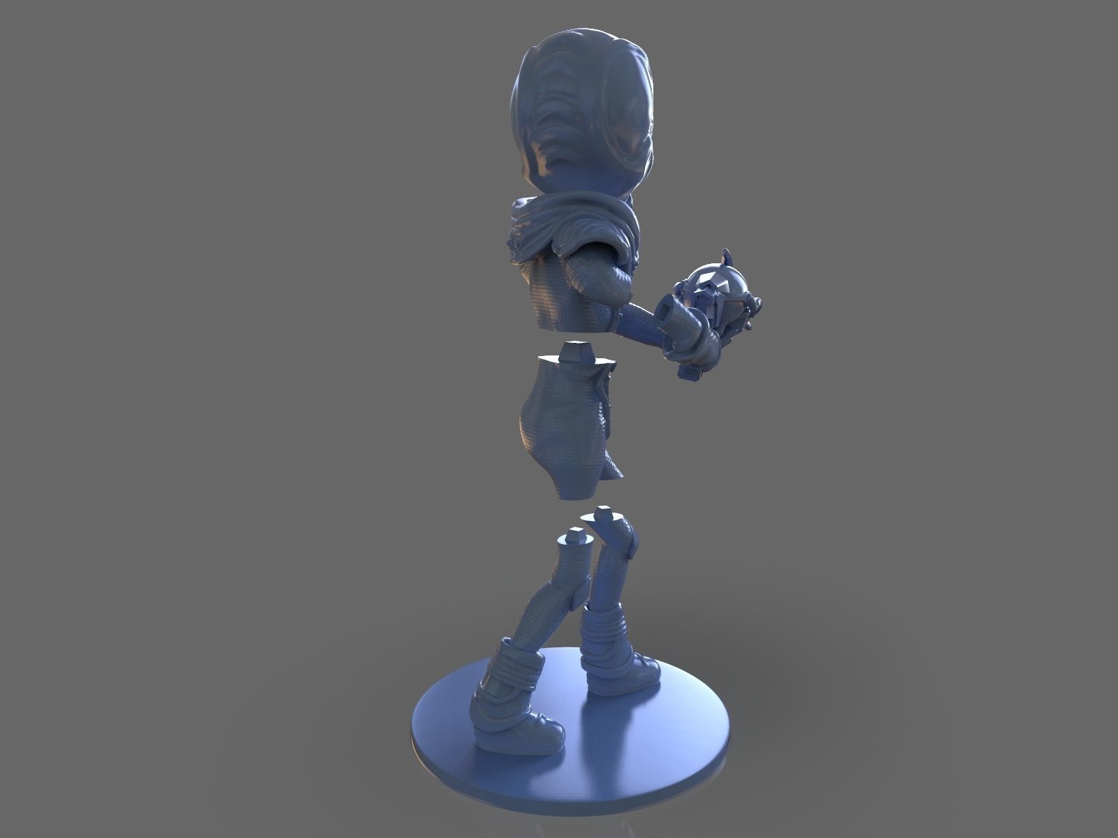 Alien Crypto 137 Sculpture 3D print model_9