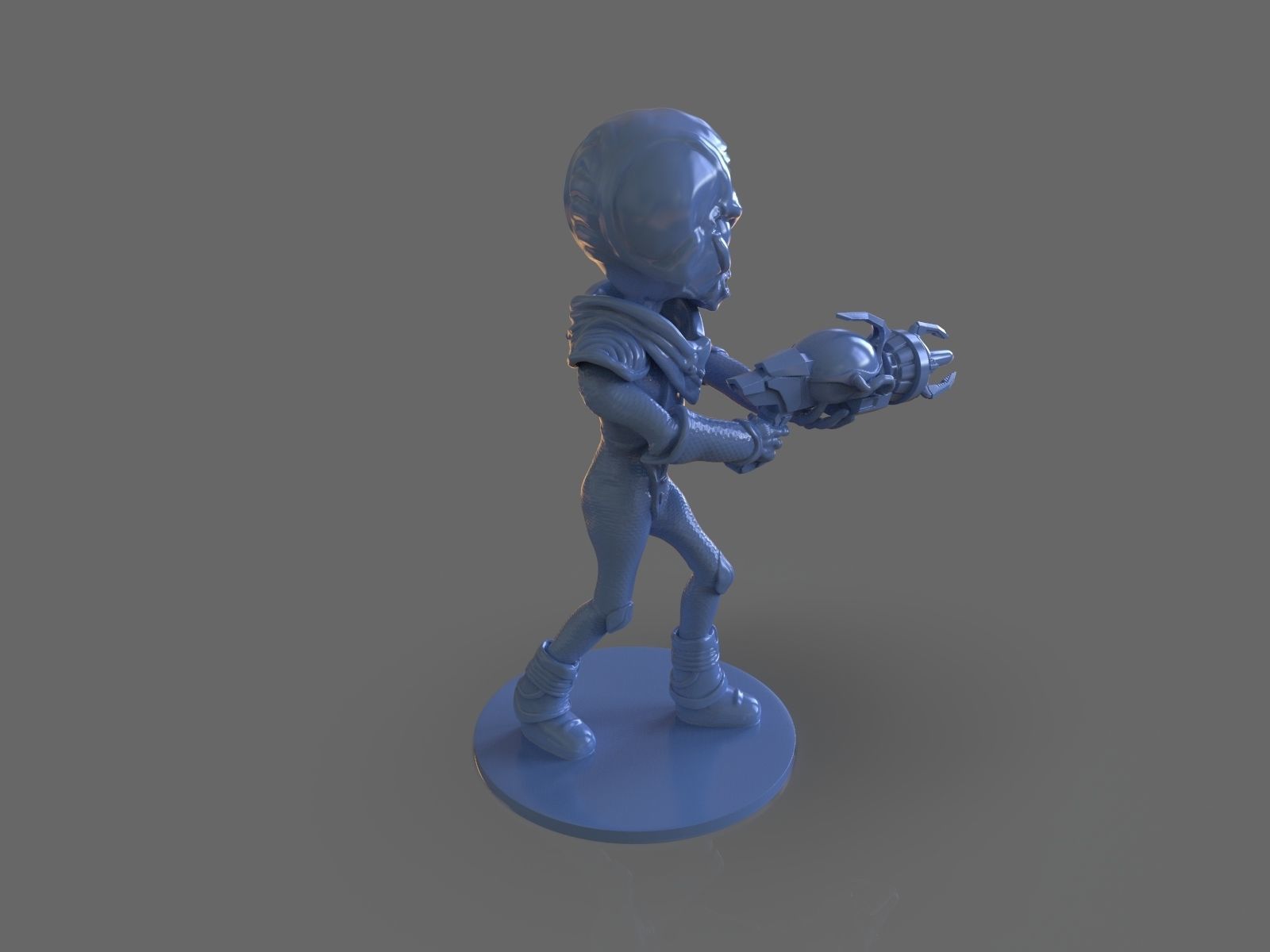 Alien Crypto 137 Sculpture 3D print model_11