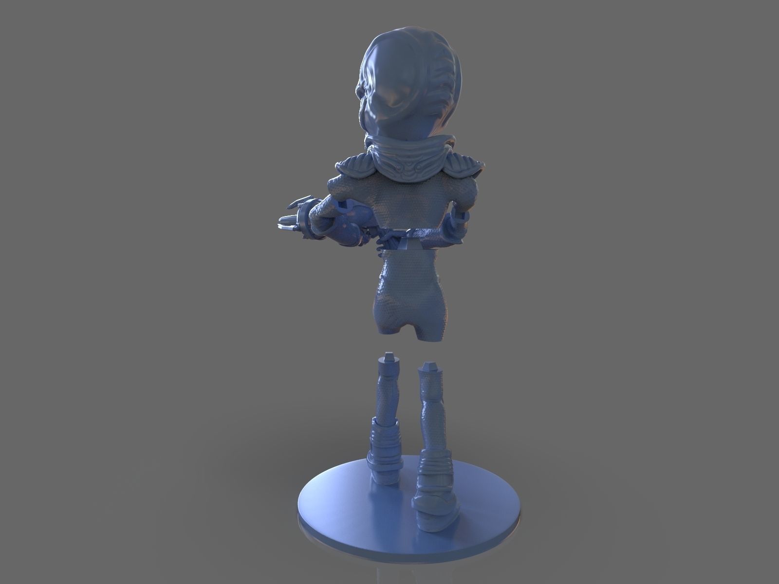 Alien Crypto 137 Sculpture 3D print model_12