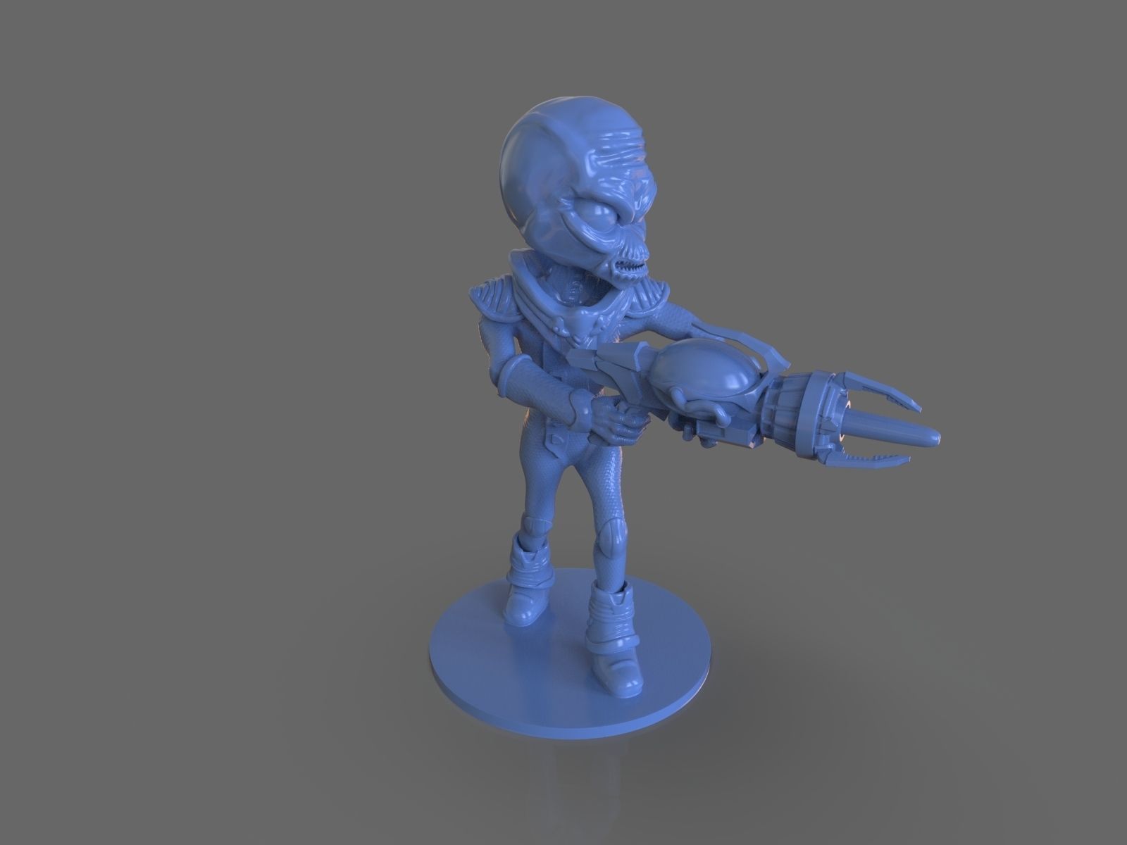Alien Crypto 137 Sculpture 3D print model_1