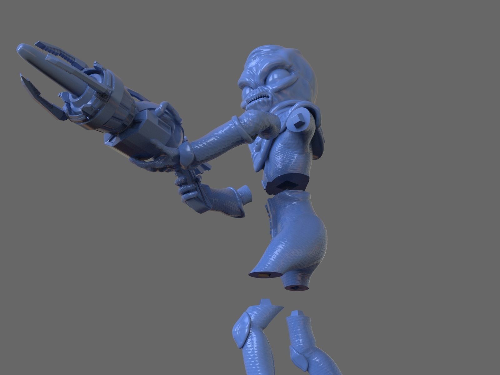 Alien Crypto 137 Sculpture 3D print model_17