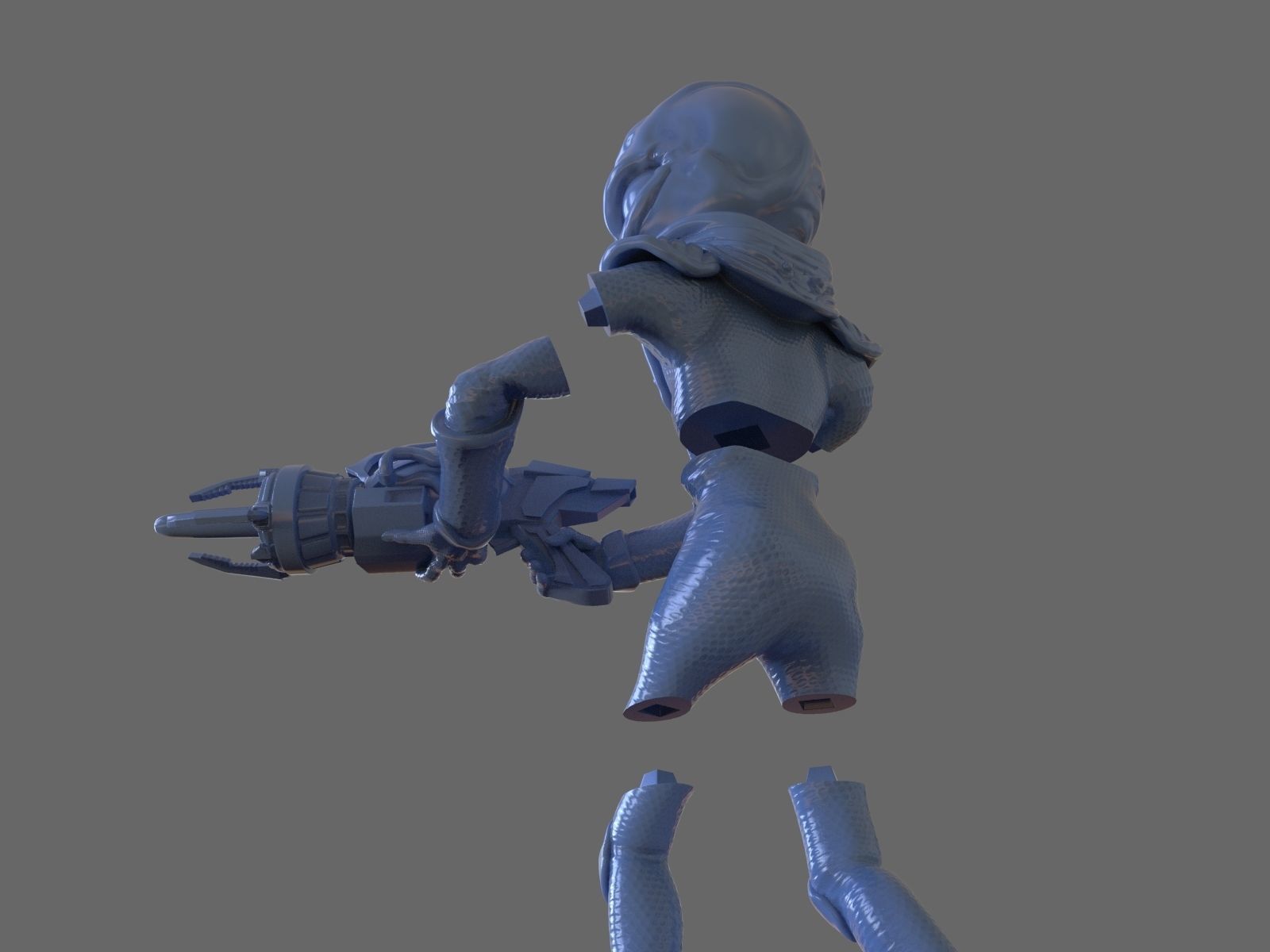 Alien Crypto 137 Sculpture 3D print model_20