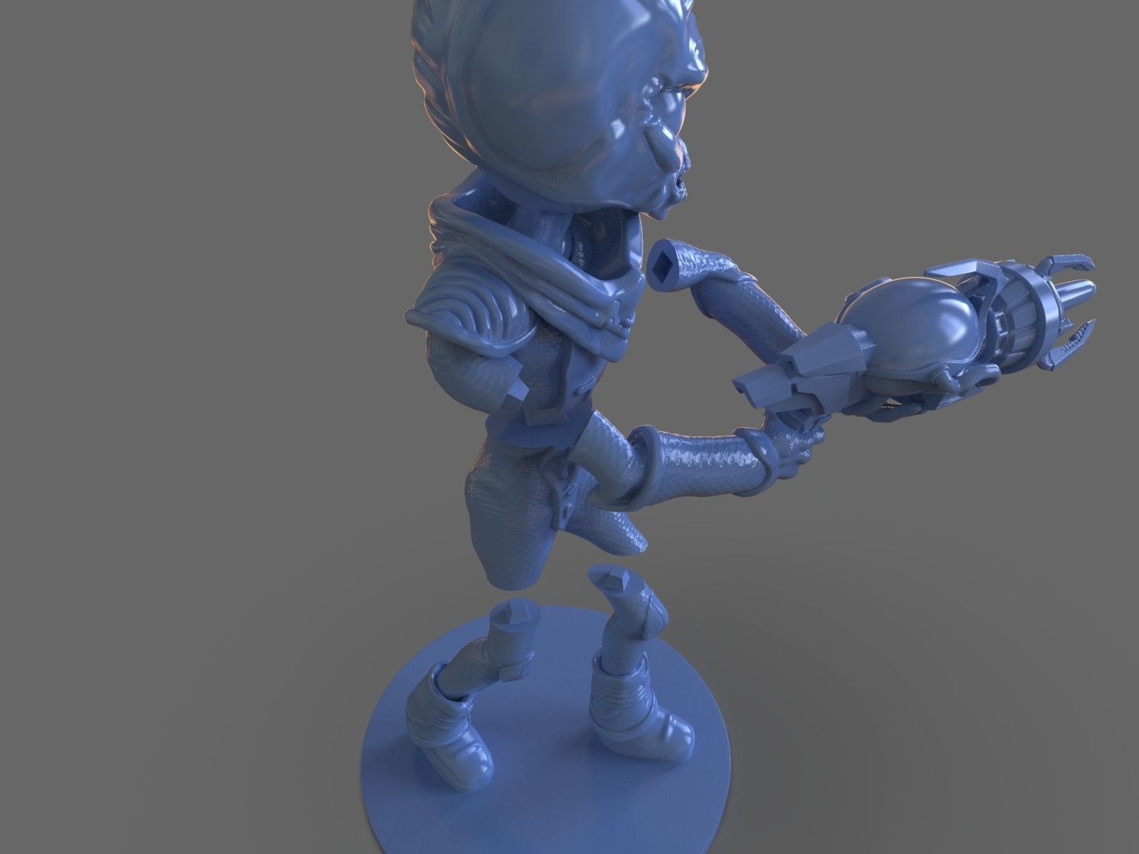 Alien Crypto 137 Sculpture 3D print model_16