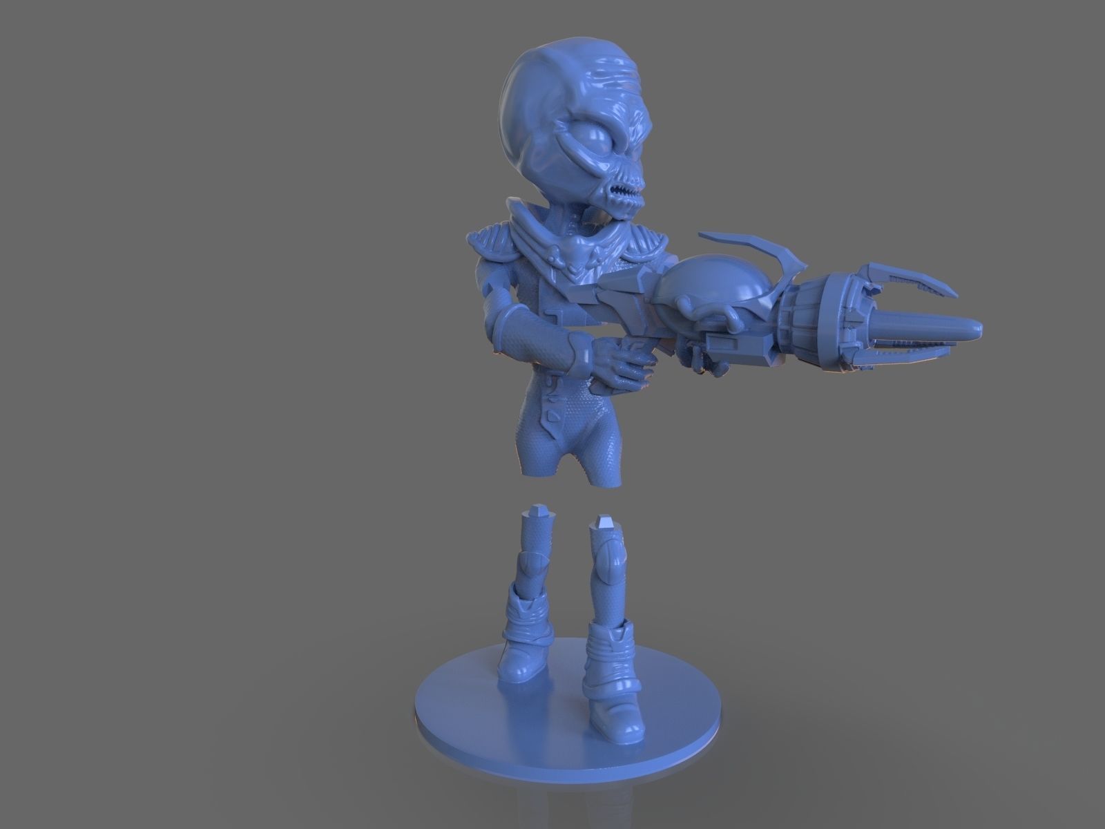 Alien Crypto 137 Sculpture 3D print model_22