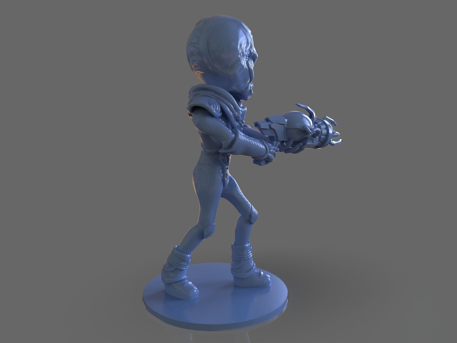 Alien Crypto 137 Sculpture 3D print model_23