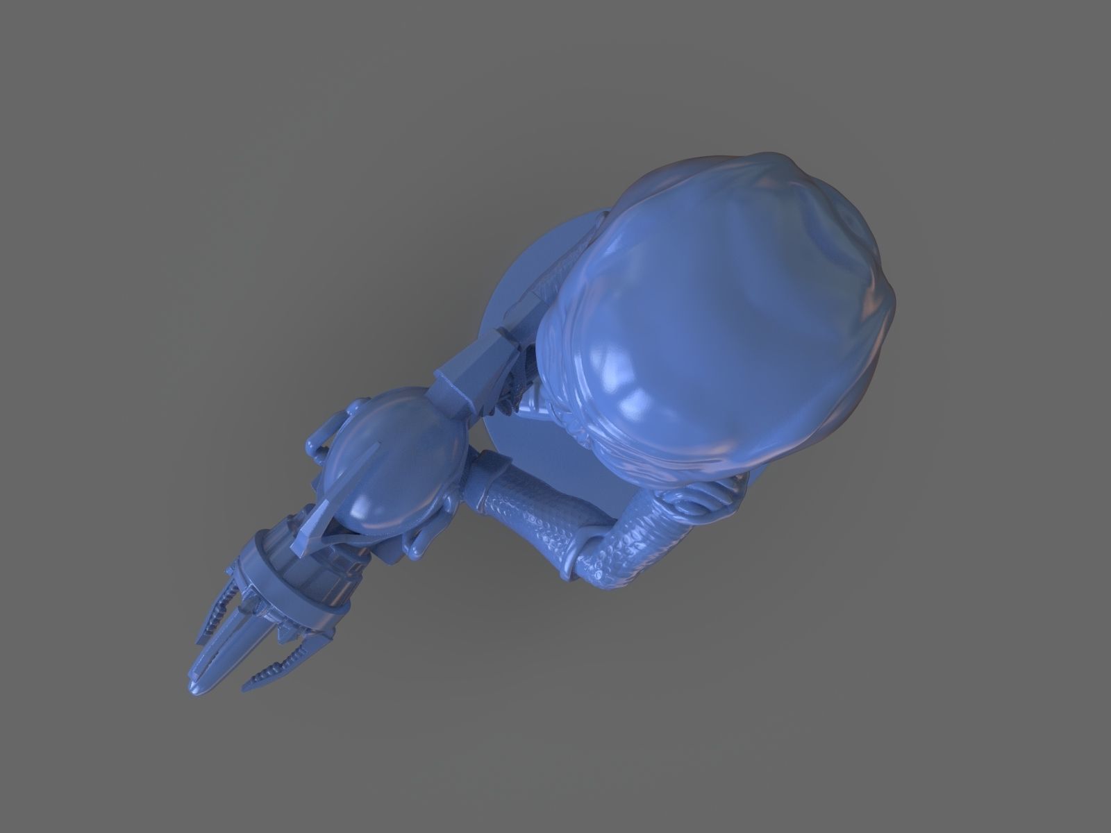 Alien Crypto 137 Sculpture 3D print model_15