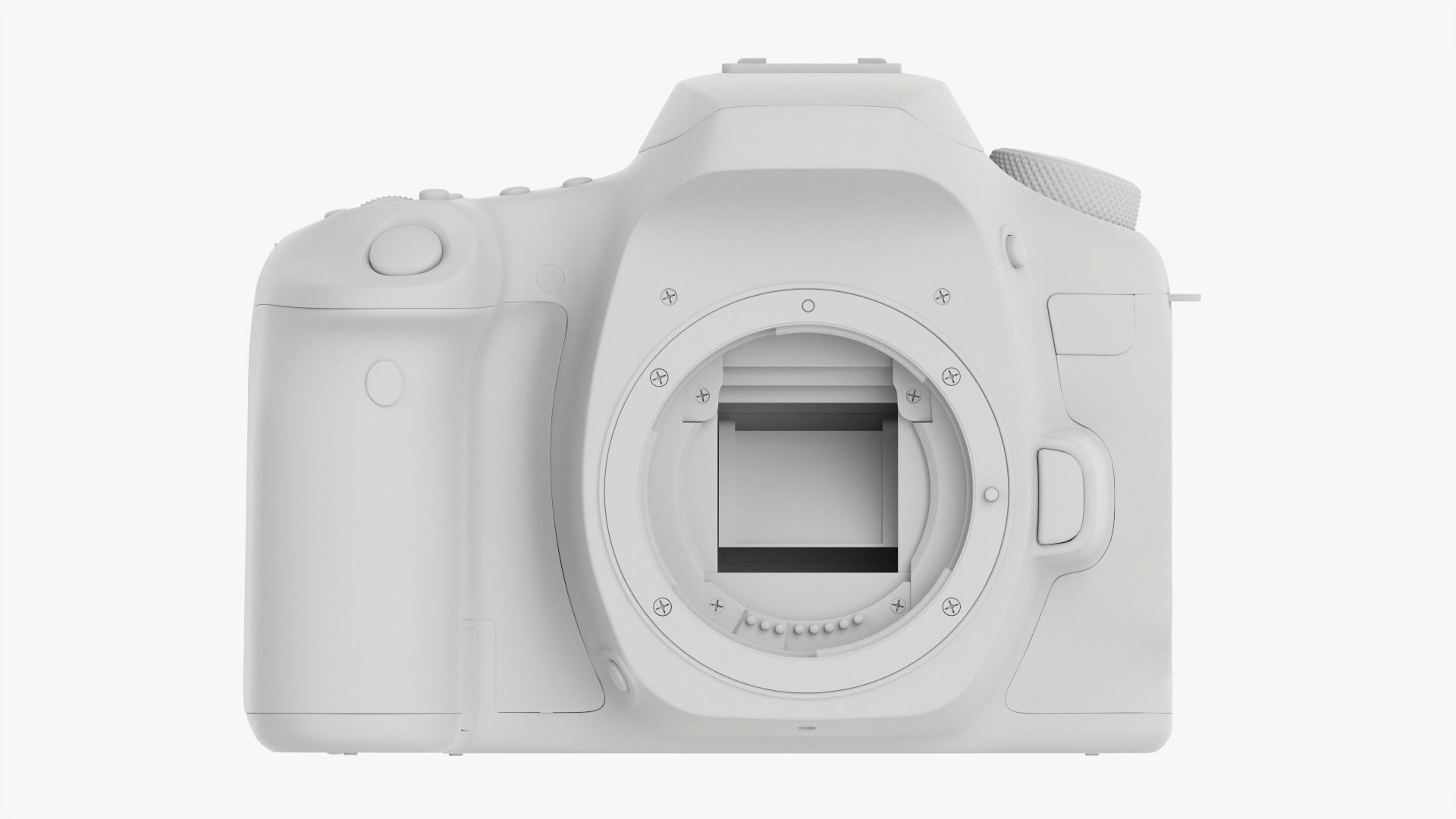 Canon DSLR EOS 90D camera body closed 3D model_21