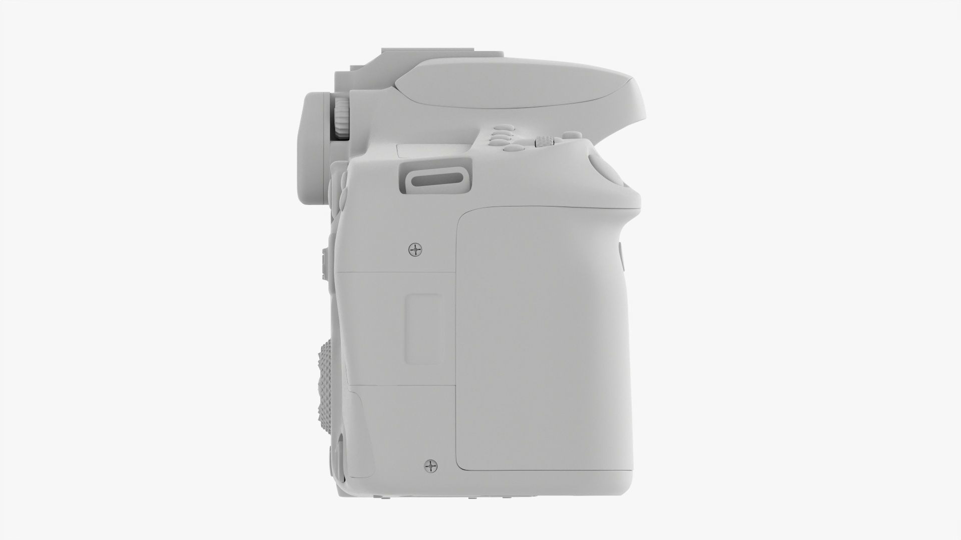 Canon DSLR EOS 90D camera body closed 3D model_27