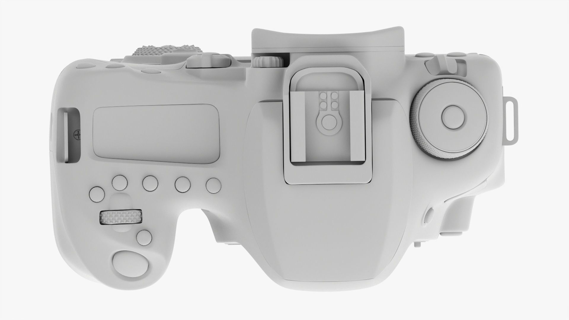 Canon DSLR EOS 90D camera body closed 3D model_36