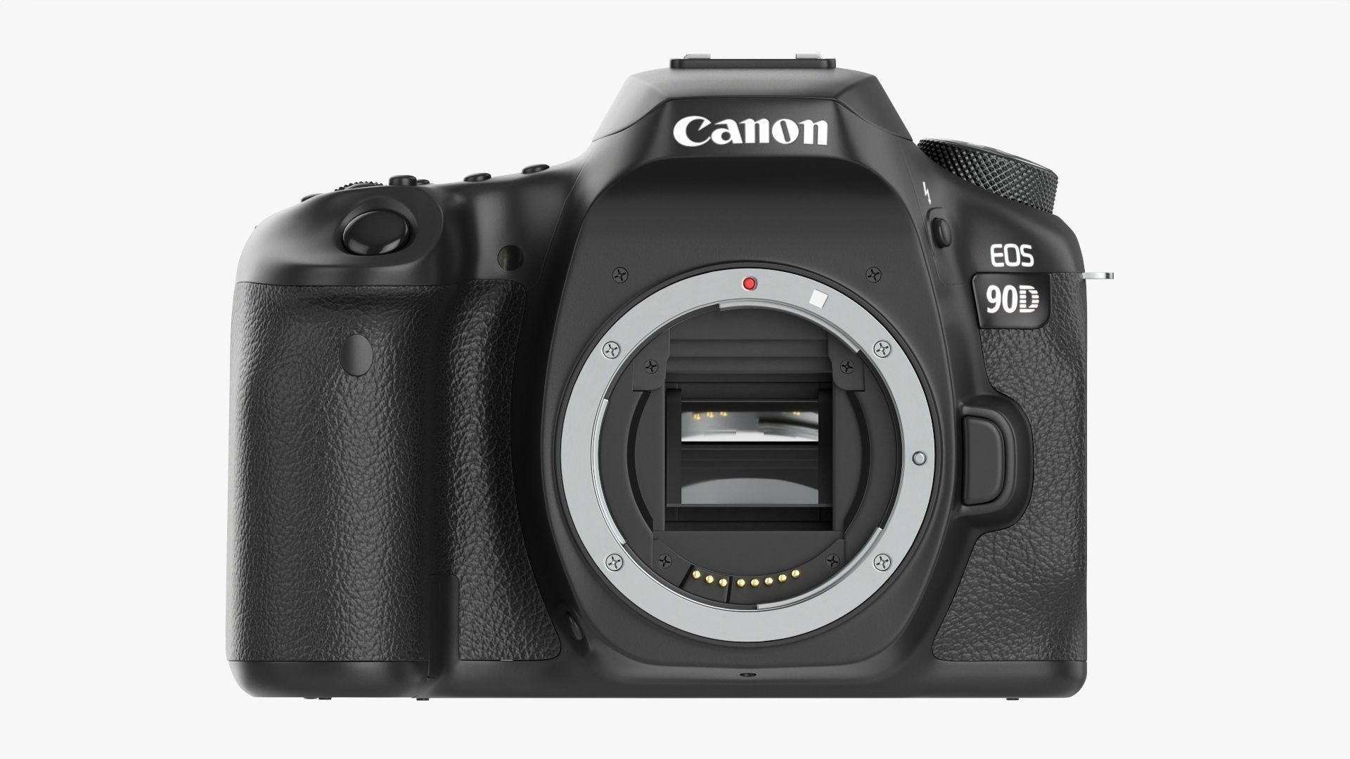 Canon DSLR EOS 90D camera body closed 3D model_13