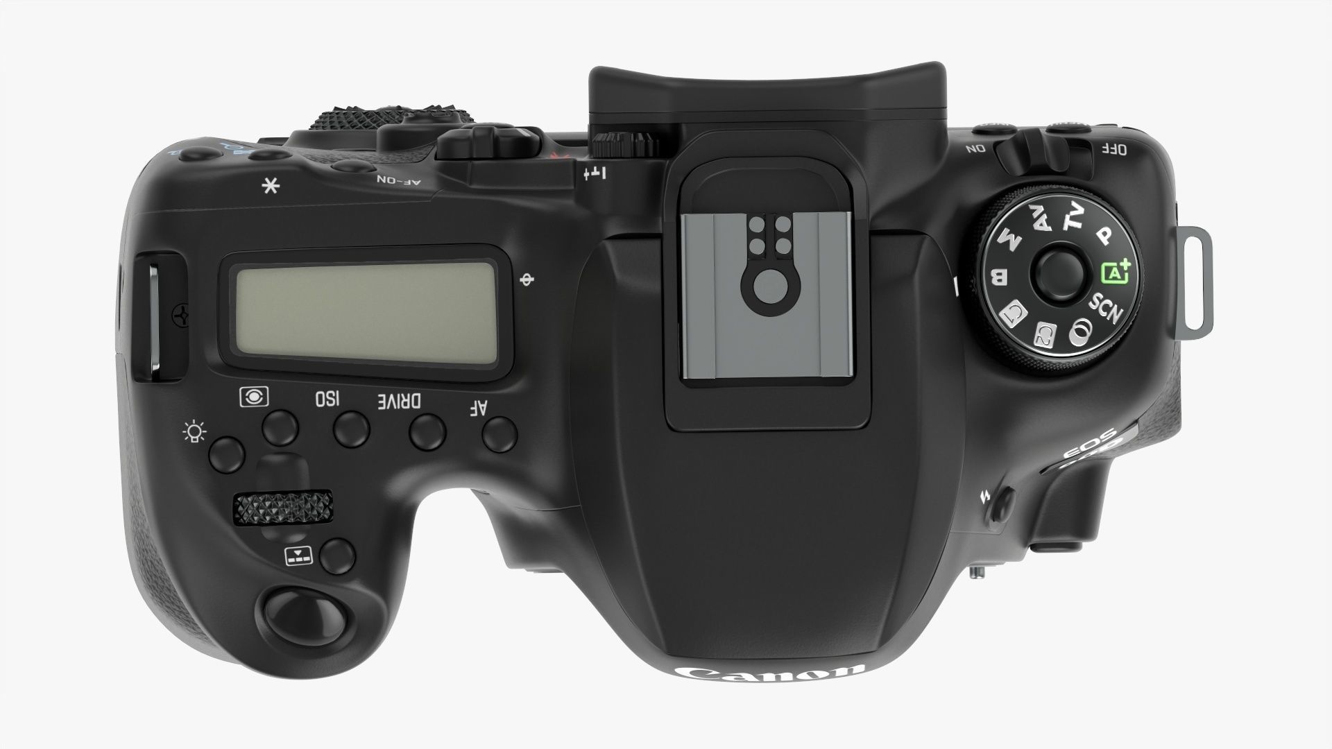 Canon DSLR EOS 90D camera body closed 3D model_20