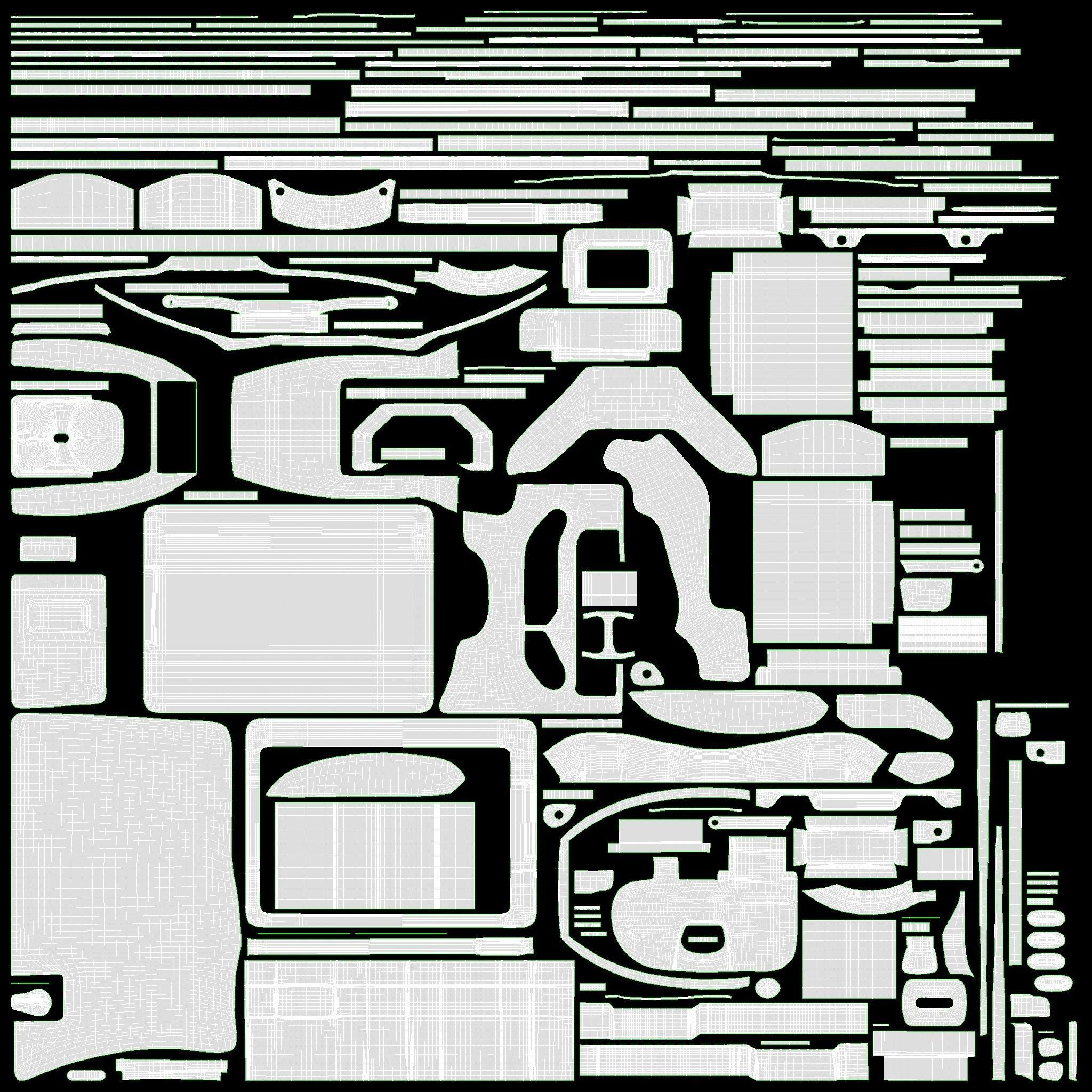 Canon DSLR EOS 90D camera body closed 3D model_43