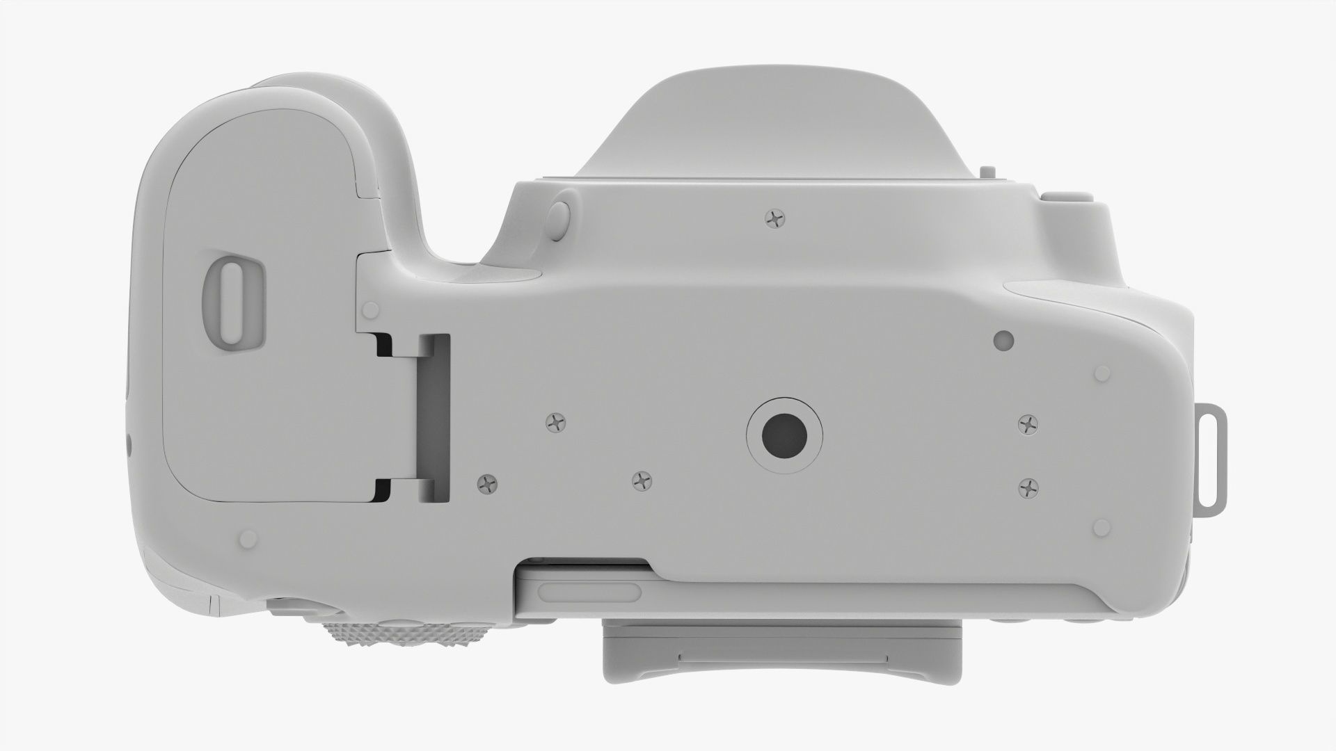 Canon DSLR EOS 90D camera body closed 3D model_33