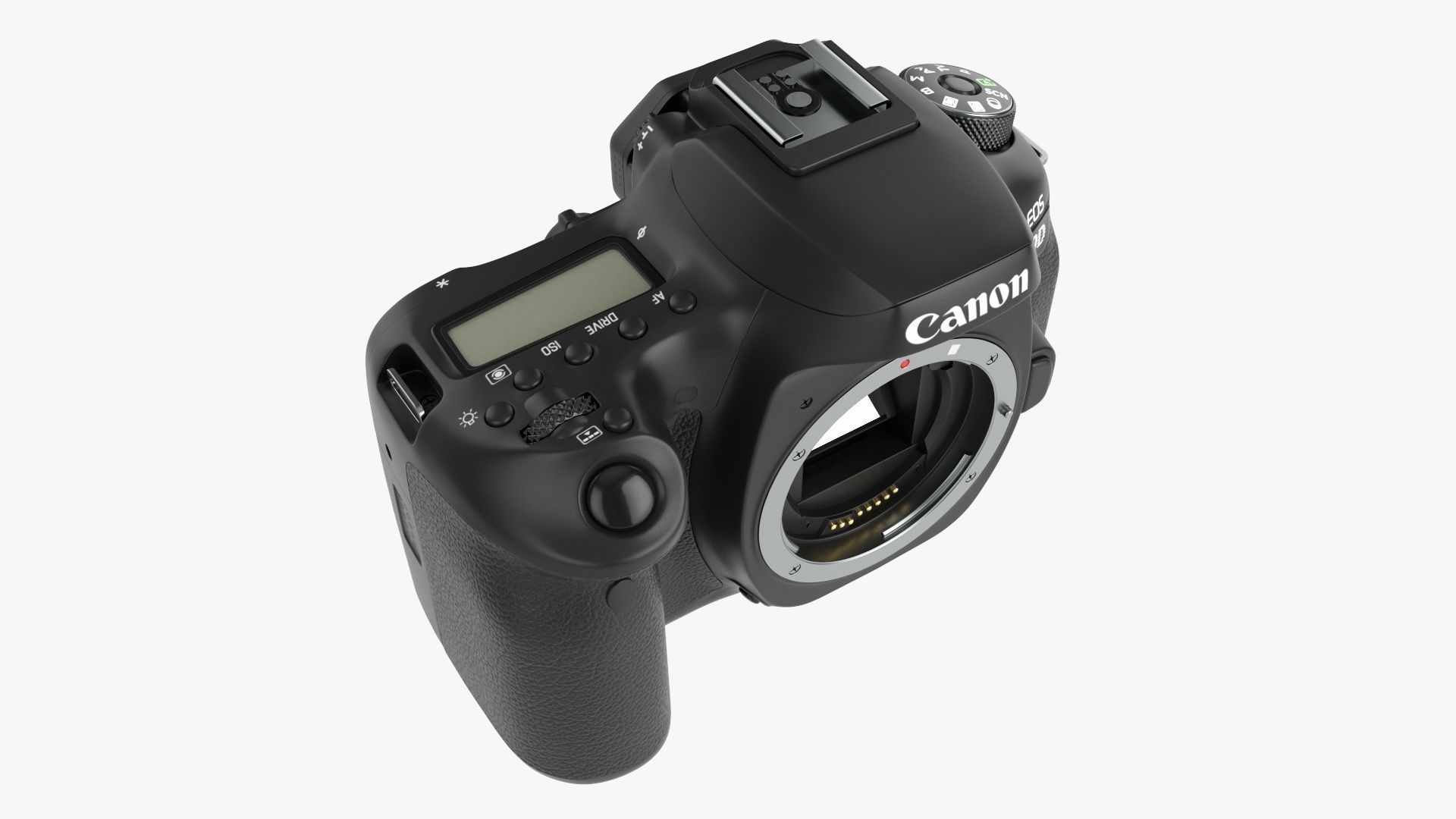 Canon DSLR EOS 90D camera body closed 3D model_5