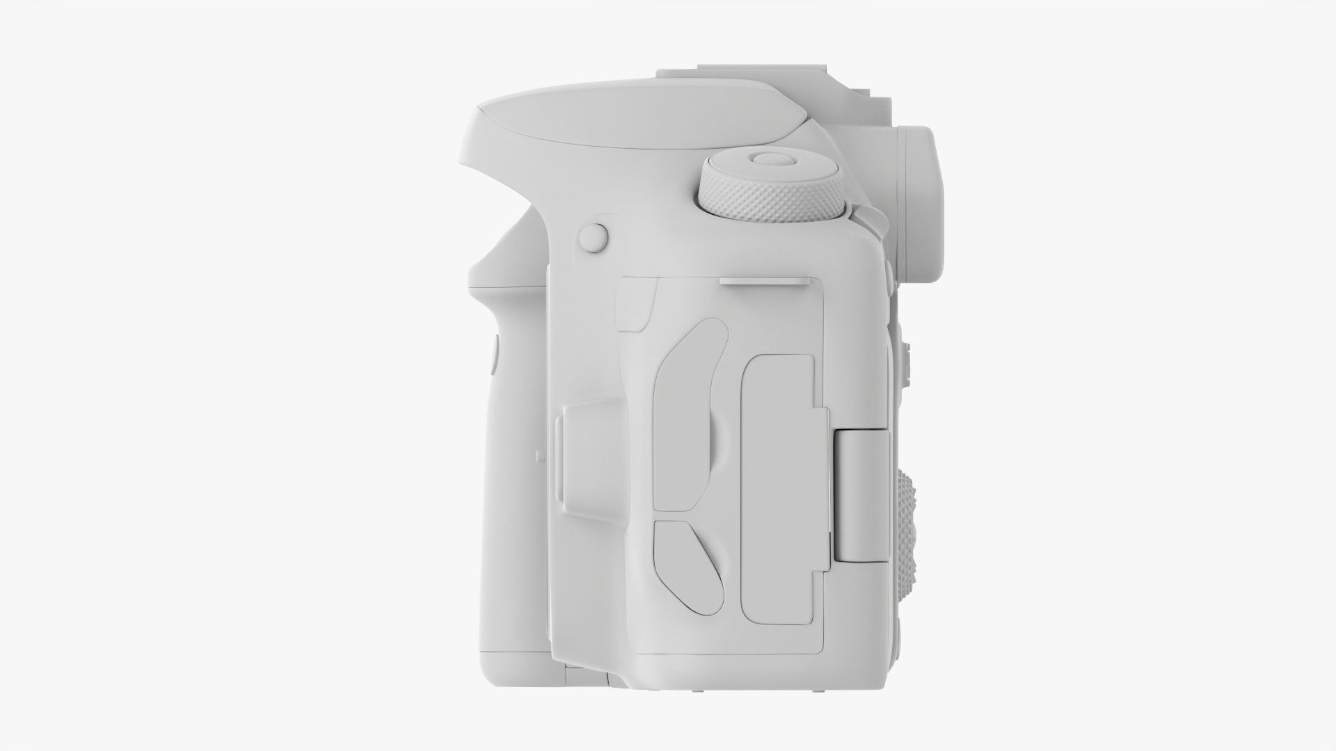 Canon DSLR EOS 90D camera body closed 3D model_30