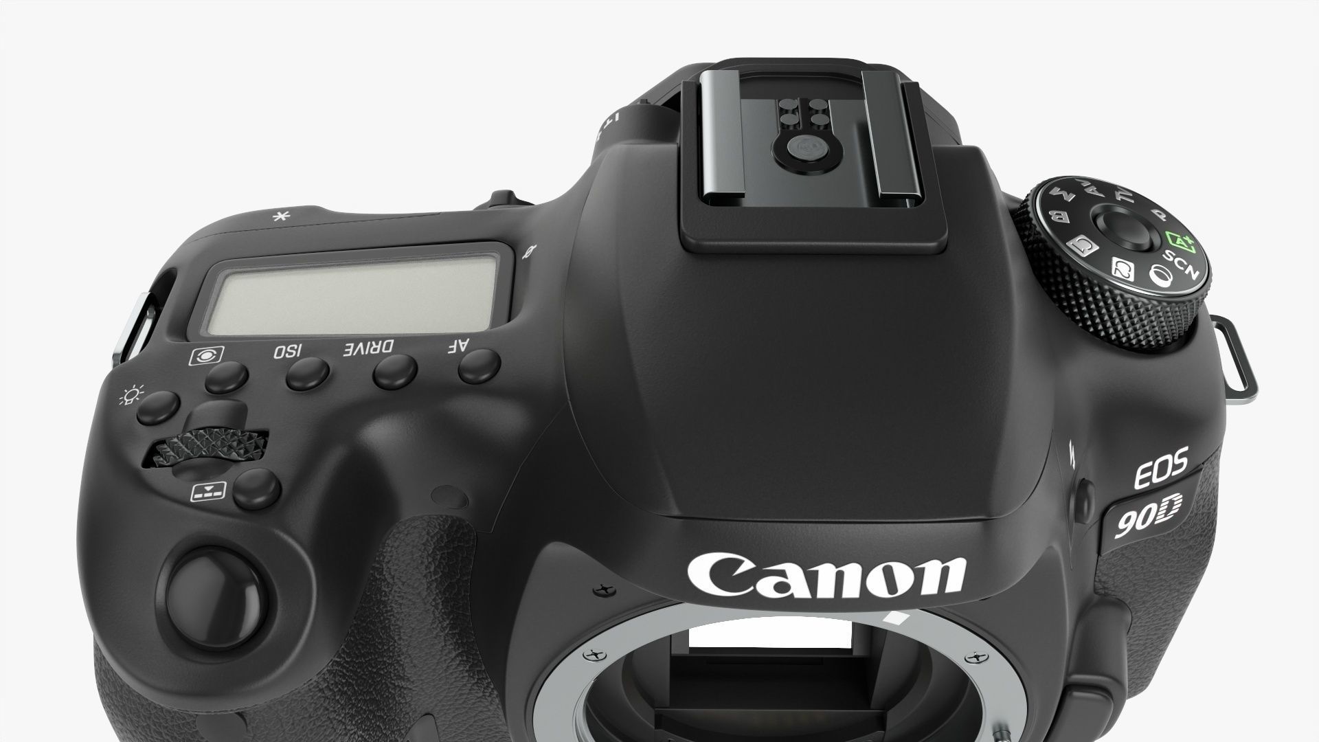 Canon DSLR EOS 90D camera body closed 3D model_9