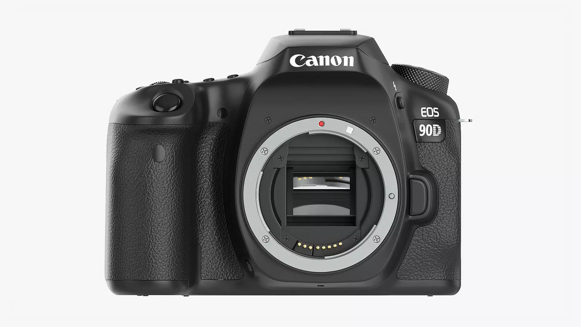 Canon DSLR EOS 90D camera body closed 3D model_0