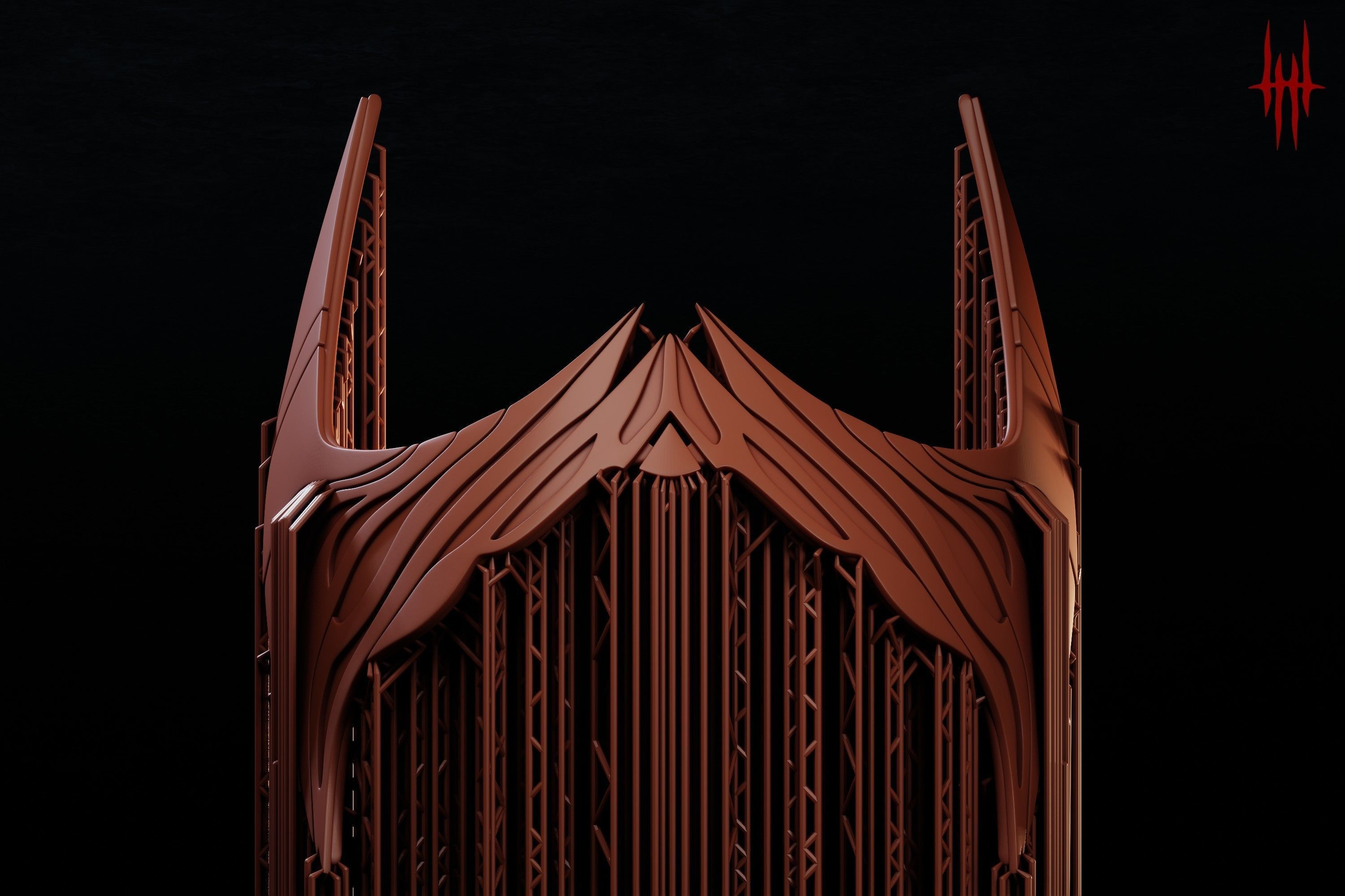 Scarlet Witch crown inspired by WandaVision 3D print model_14