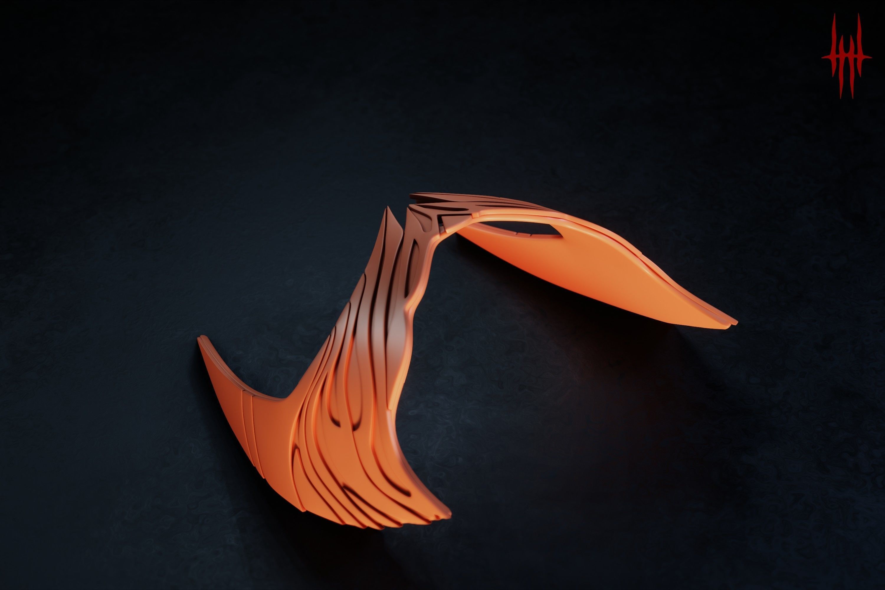 Scarlet Witch crown inspired by WandaVision 3D print model_11