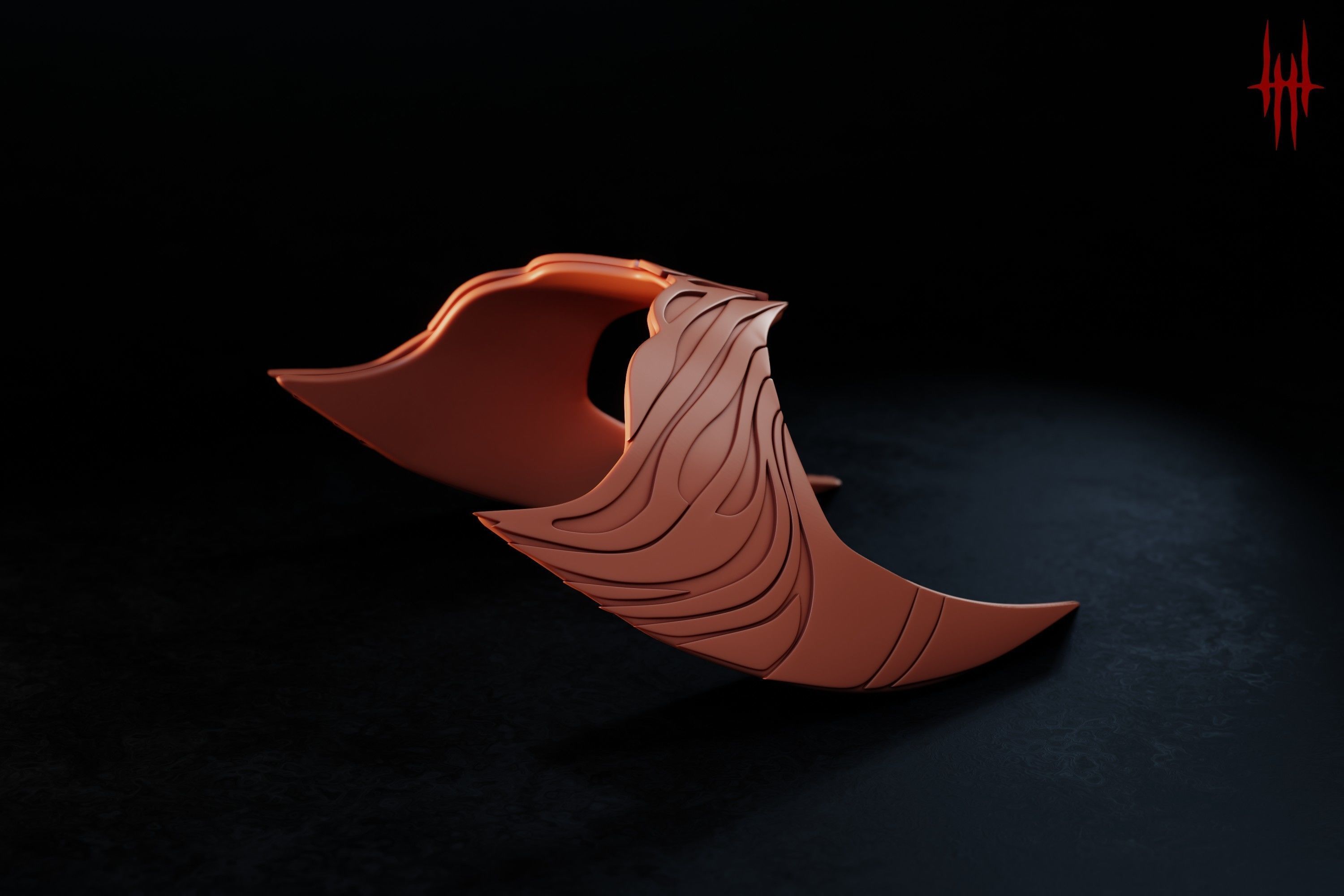 Scarlet Witch crown inspired by WandaVision 3D print model_10