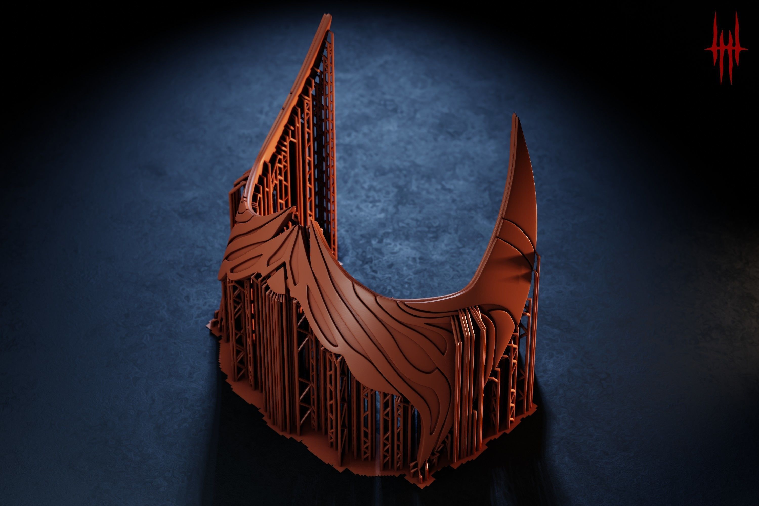 Scarlet Witch crown inspired by WandaVision 3D print model_2