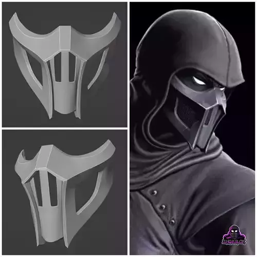 Noob Saibot mask from Mortal Kombat 9 