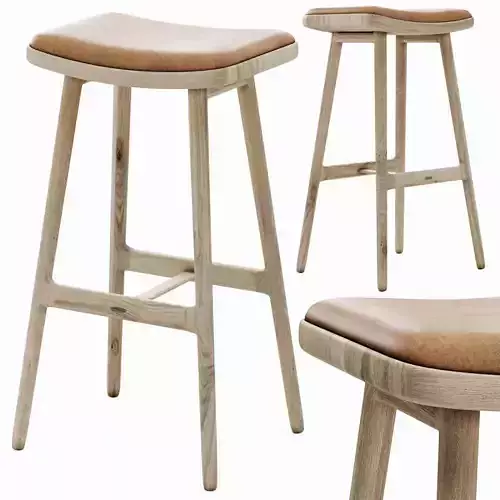 ESSE Canyon Counter Stool Low-poly 3D model