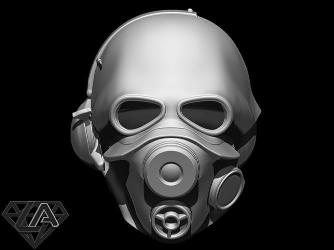Half life Combain grunt helmet 3D print model