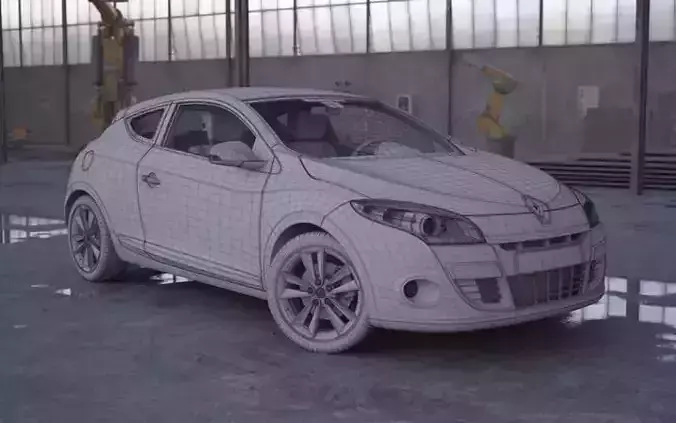 Renault Megane Coupe 3D model