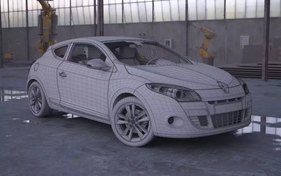 Renault Megane Coupe 3D model_0