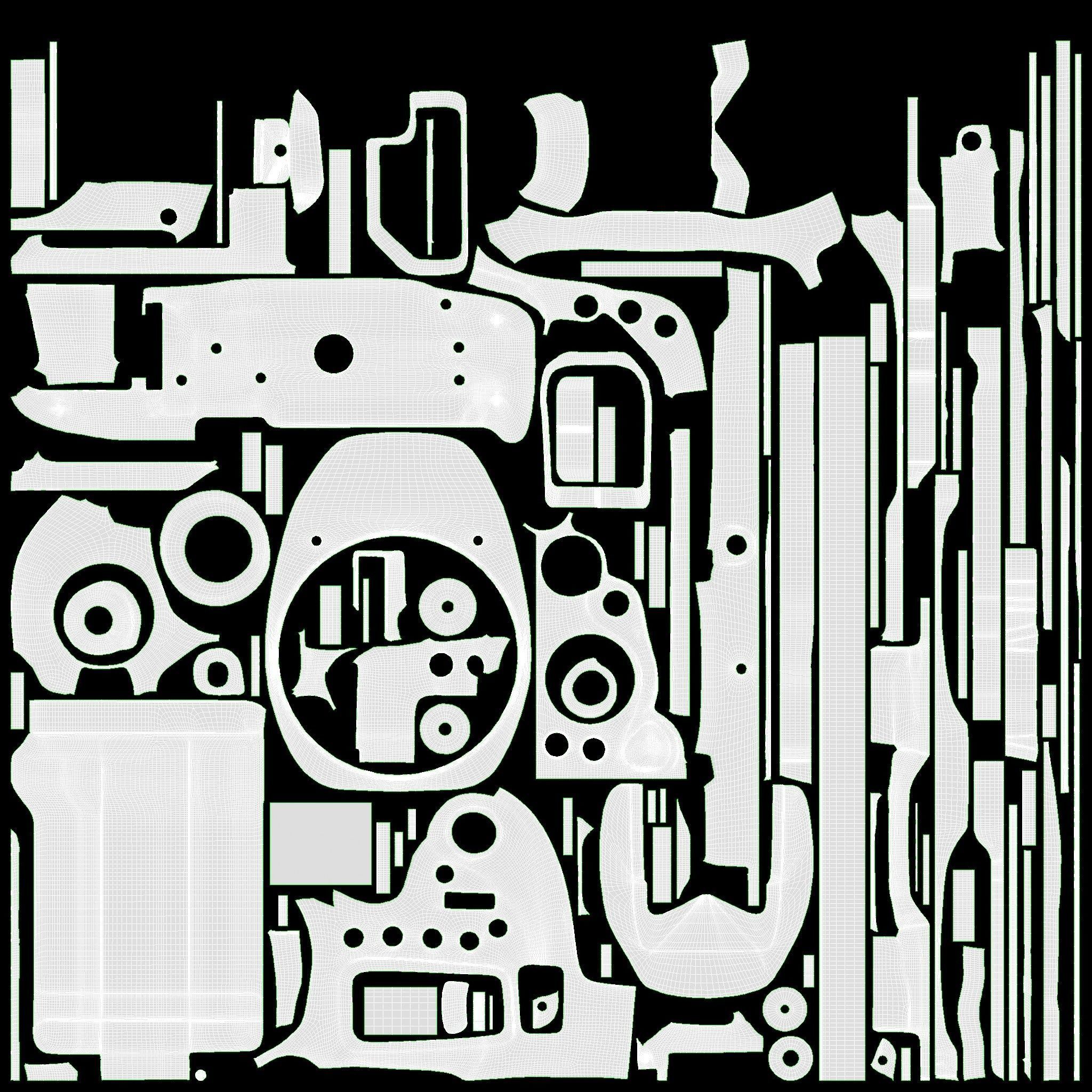Canon DSLR EOS 90D camera body open 3D model_35