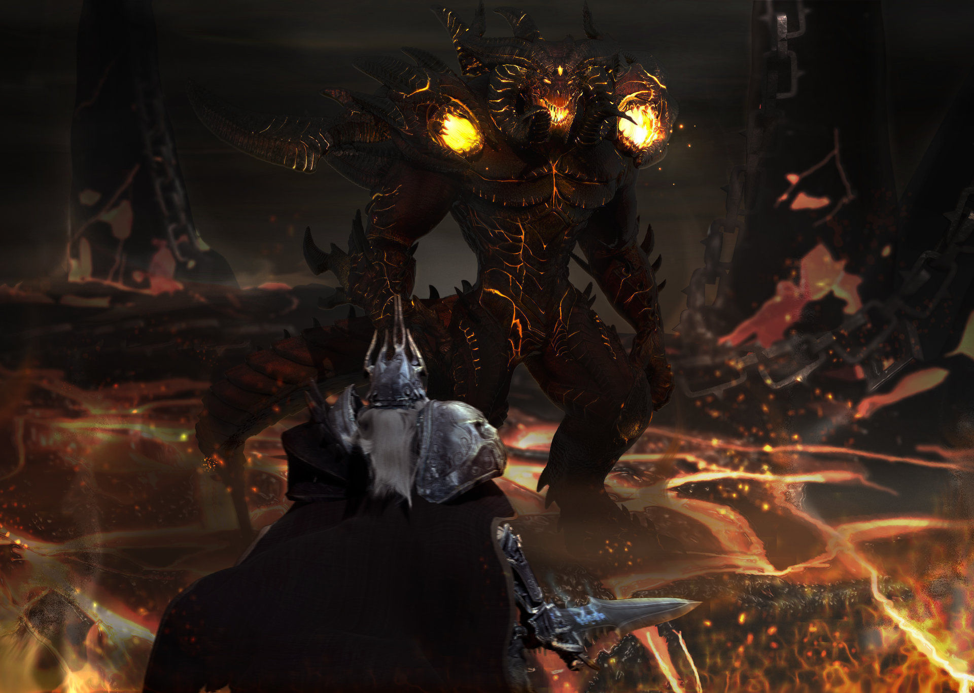 DIABLO AAA quality game ready and Cinematic Low-poly 3D model_1