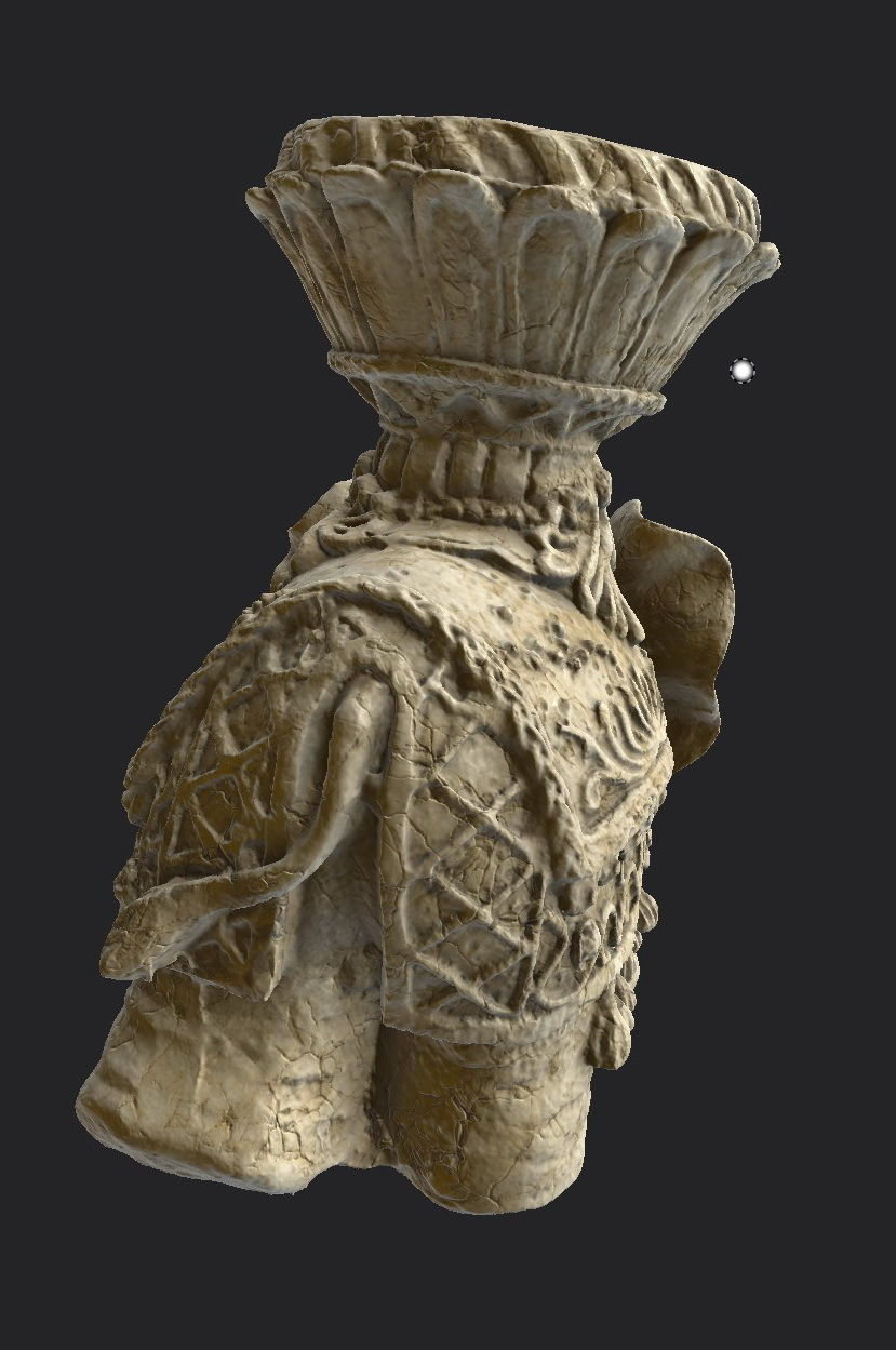 Indian Elephant Low-poly 3D model_4