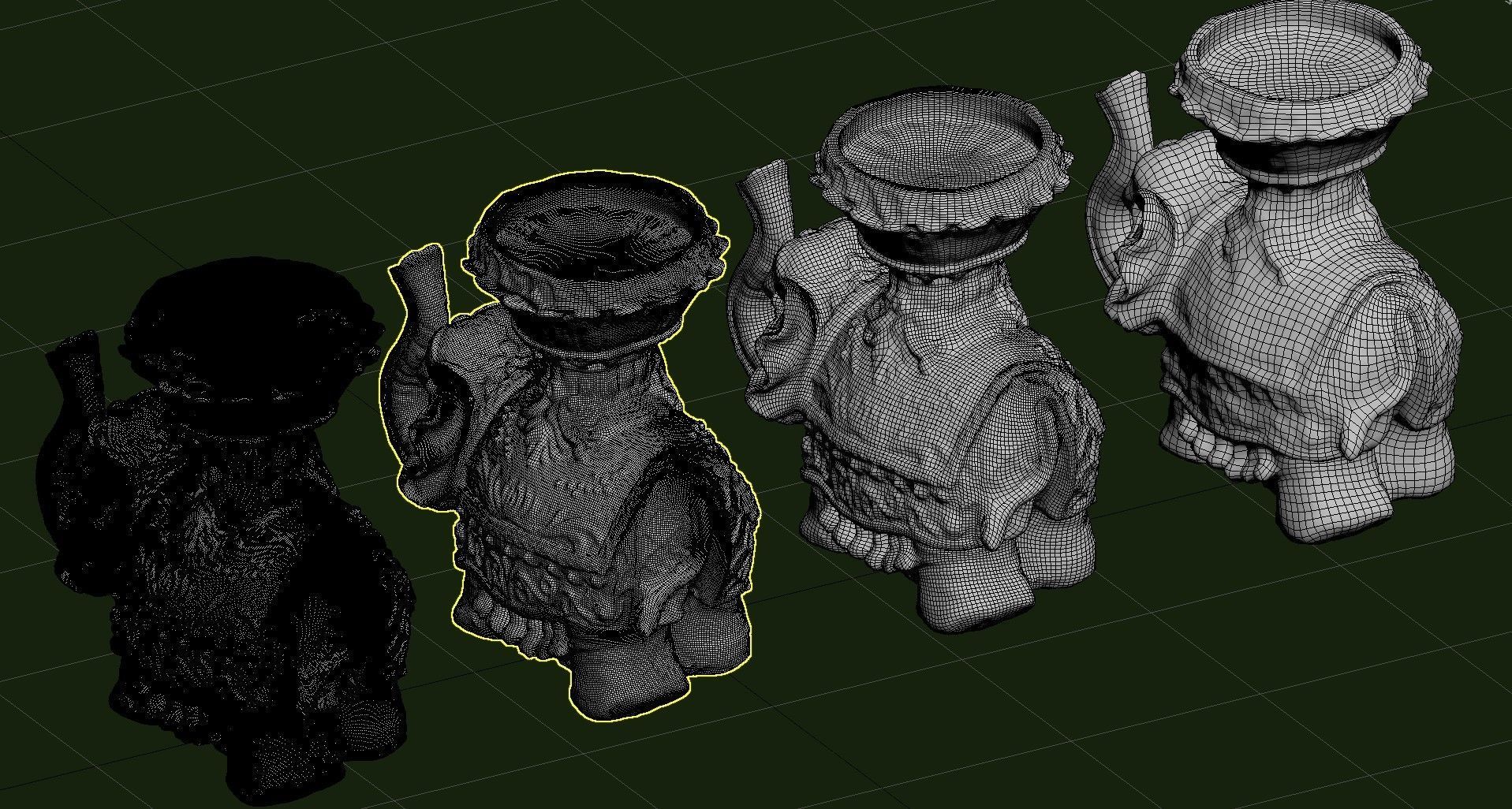 Indian Elephant Low-poly 3D model_22