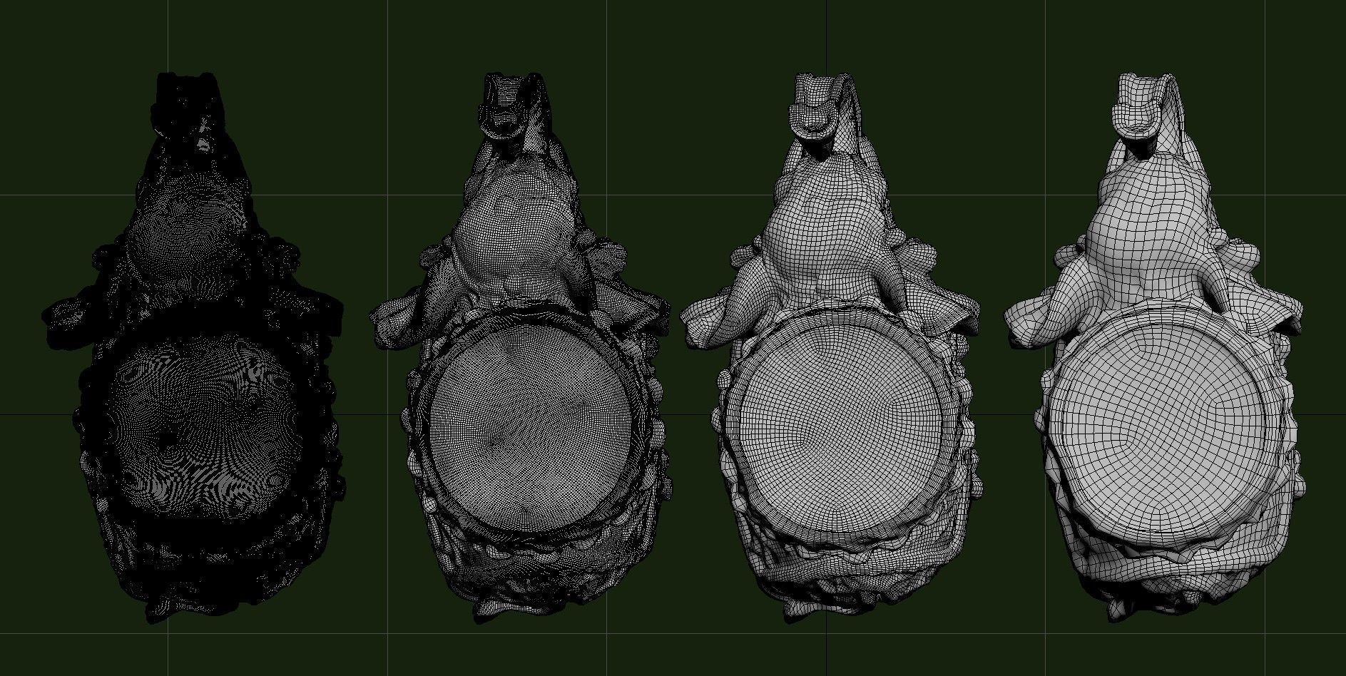 Indian Elephant Low-poly 3D model_37