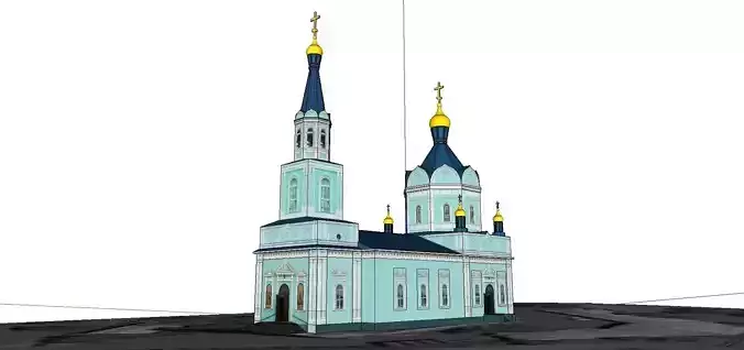 Architecture-Religion-God-Culture-Temple-023 church with two towers