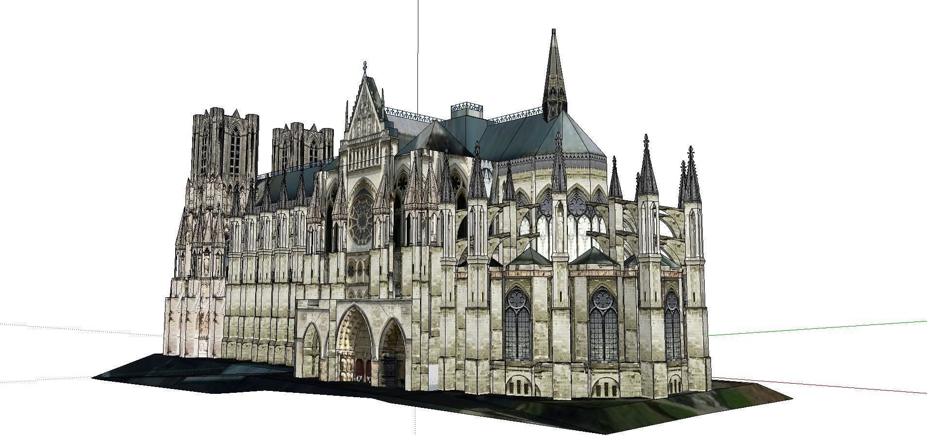 Architecture-Religion-God-Culture-Temple-028 cathedral with s... 3D model_1