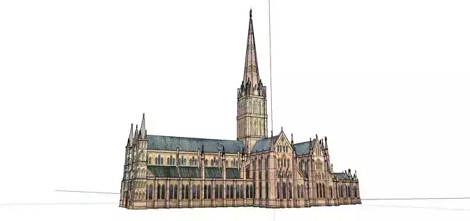 Architecture-Religion-God-Culture-Temple-029 cathedral 3D model