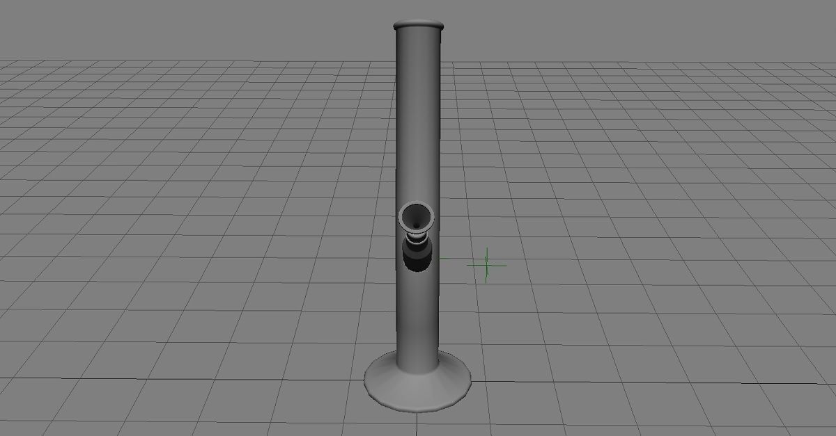 Bong 3D Model Type 2 Low-poly 3D model_13