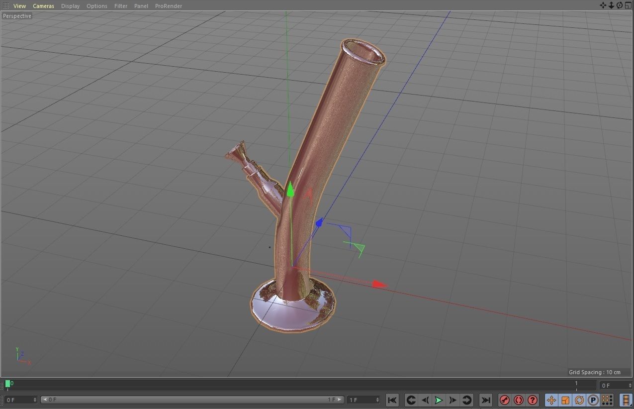 Bong 3D Model Type 2 Low-poly 3D model_18