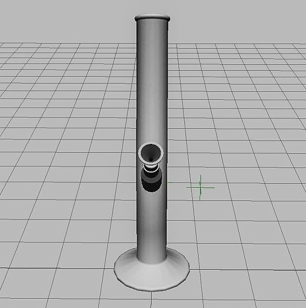 Bong 3D Model Type 2 Low-poly 3D model_9