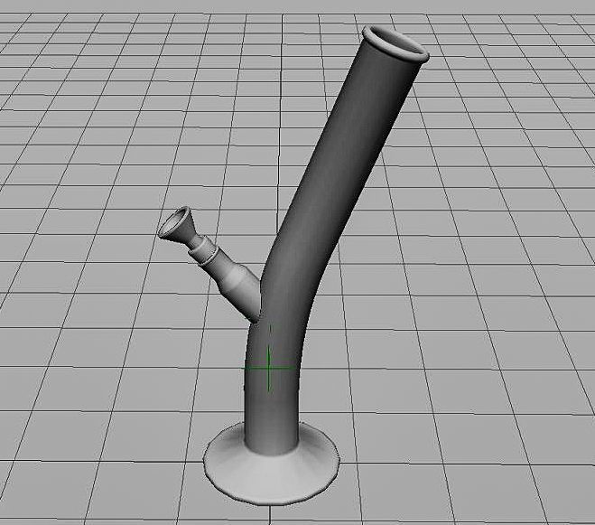 Bong 3D Model Type 2 Low-poly 3D model_6