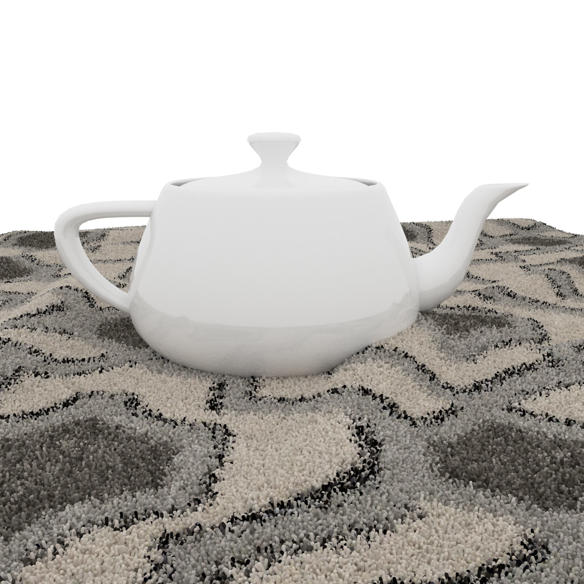 Rugs No 43 Low-poly 3D model_6