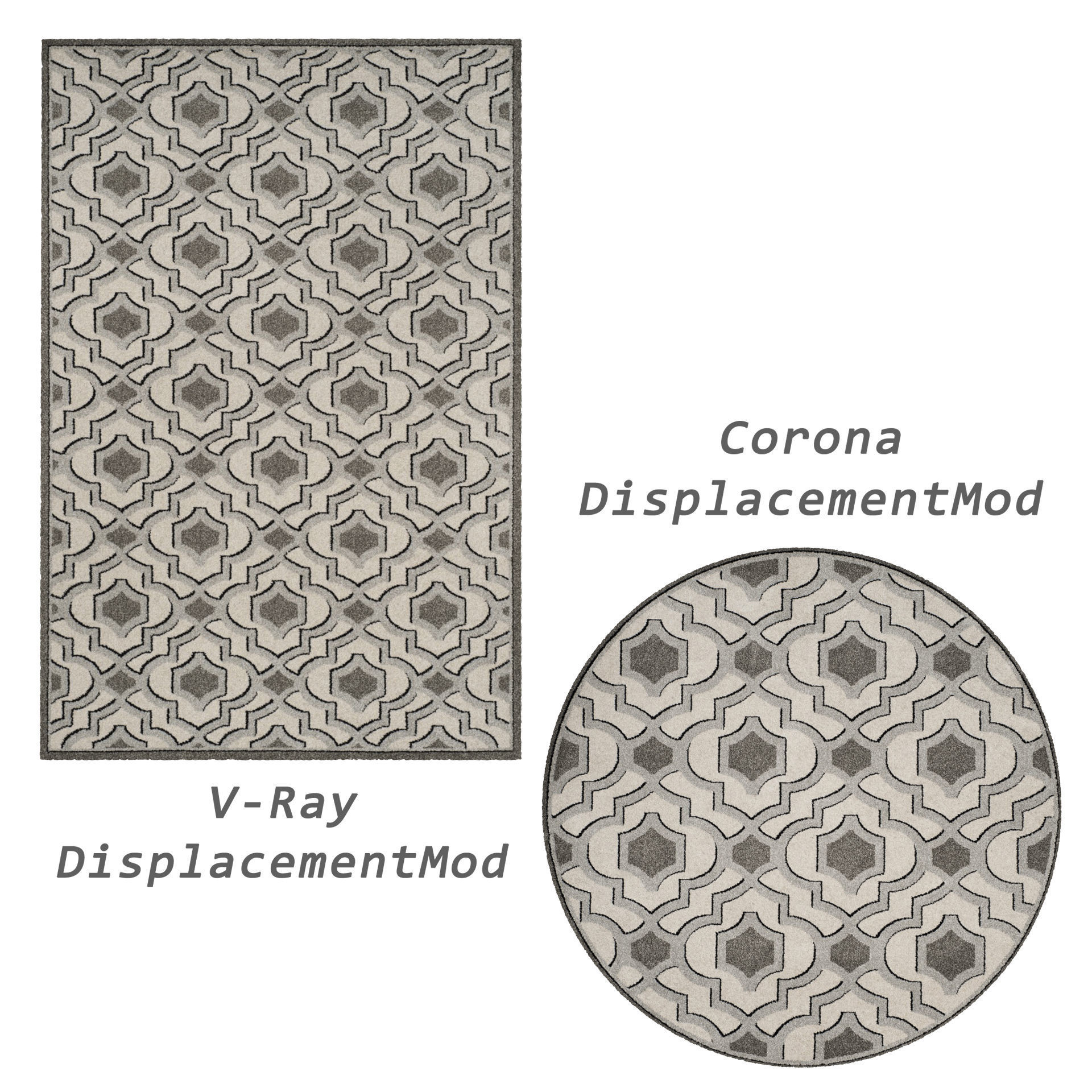 Rugs No 43 Low-poly 3D model_2