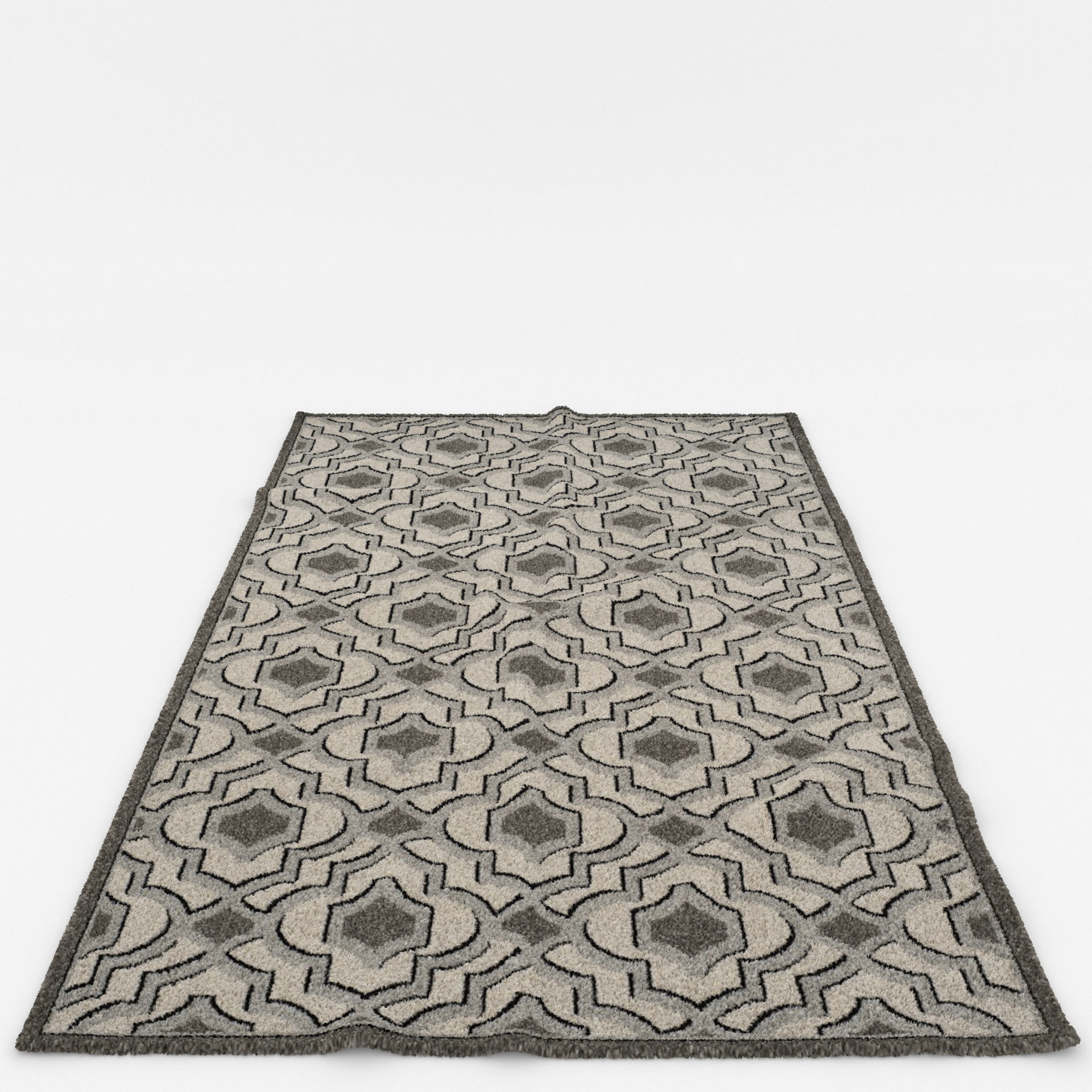 Rugs No 43 Low-poly 3D model_7