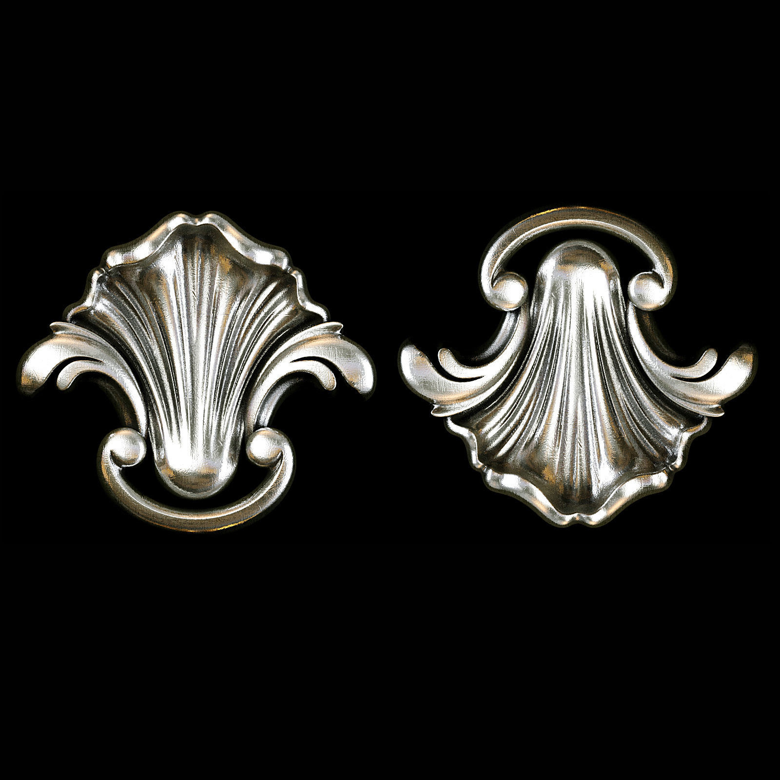 Classic carved 056 3D model_1